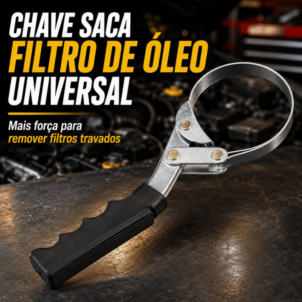 Chave de Sacar Filtro Universal Chave de Filtro Oléo Chave  Tirar Filtro Vários  Tamanhos Resistente