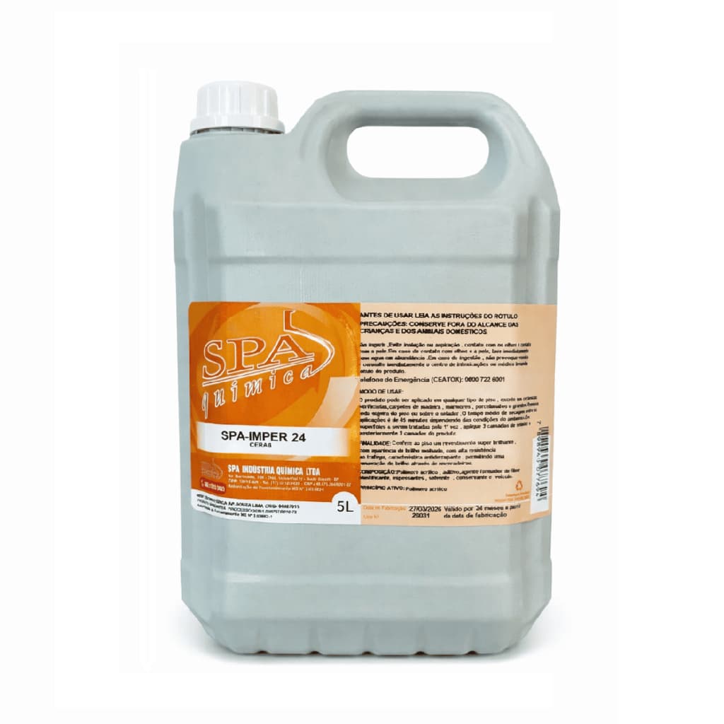 Impermeabilizante de Piso 5L SPA Brilho Molhado Proteção Antiderrapante