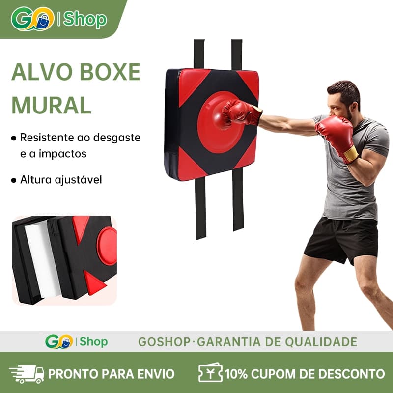Alvo De Boxe Mural 30x30cm Sem Furo - Alvo de Parede para Treino, Academia e Artes Marciais