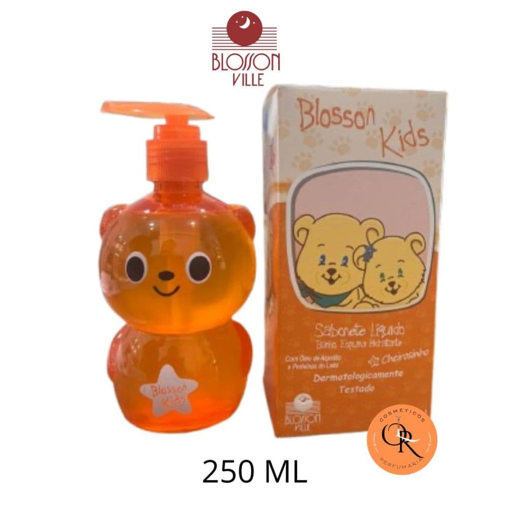 Sabonete Liquido Blosson Kids CHEIROSINHO 250ml com válvula pump Blosson Ville (edição especial)