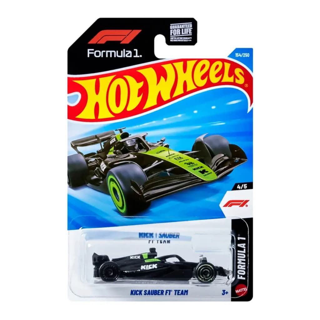 Carrinho Hot Wheels Kick Sauber F1 Team Formula 1 2026 - JJK02