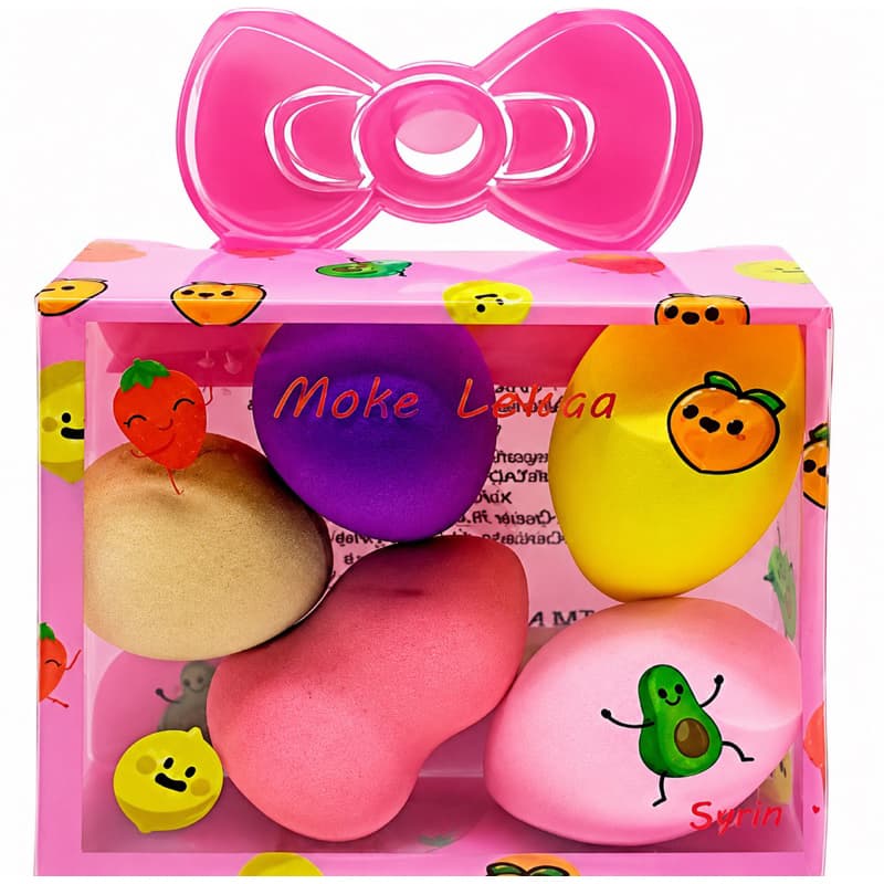 Kit 05 Minis Esponjas Para Maquiagem