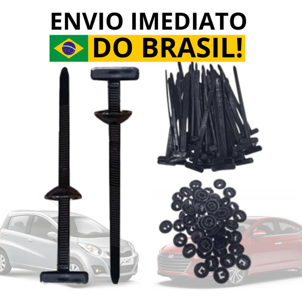 Abraçadeira de Nylon com Travamento Automático - Durável e Portátil, Jogo de 5 unidades Enforca Gato