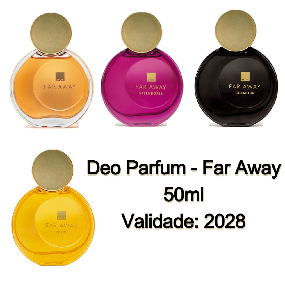 Deo Parfum Avon Perfume Feminino Far Away 50ml - Clássico / Glamour / Shine / Splendoria