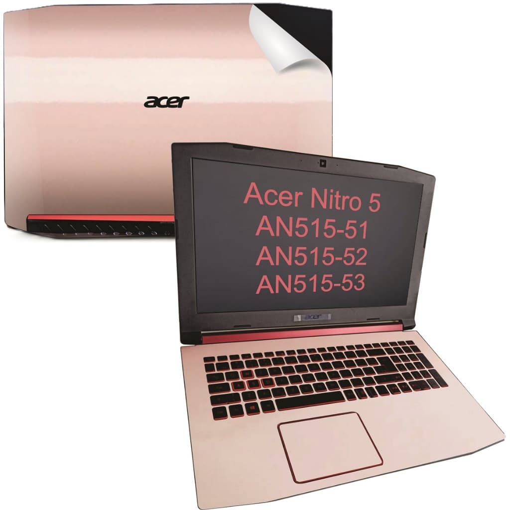 Kit adesivo skin notebook Acer Nitro 5 AN515 - 51 52 53 recorte tecla a tecla varias cores