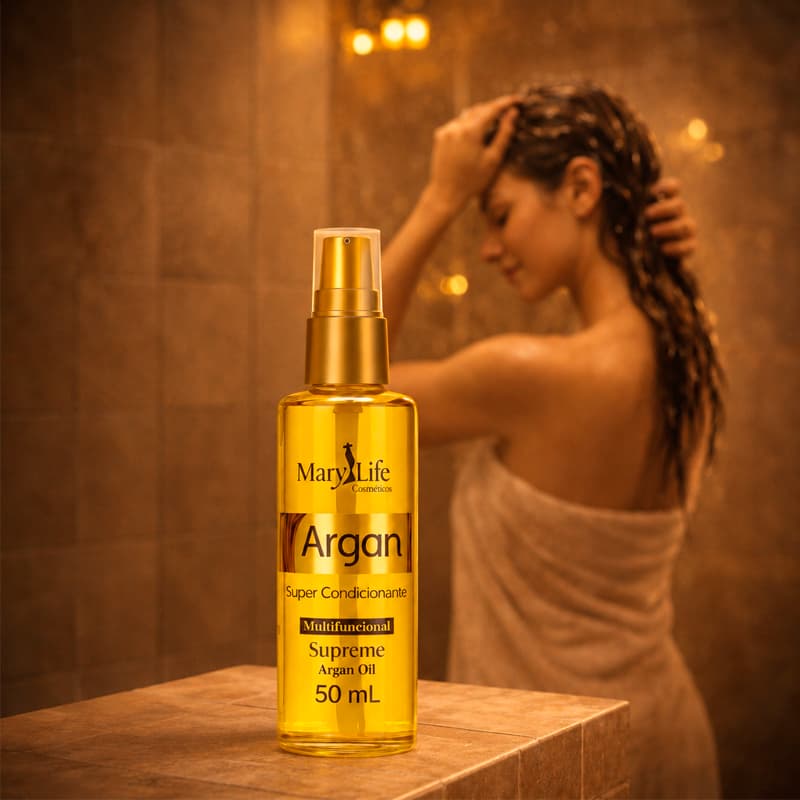 Reparador de Pontas Óleo De Argan Supreme Argan Oil 50ml - Mary Life