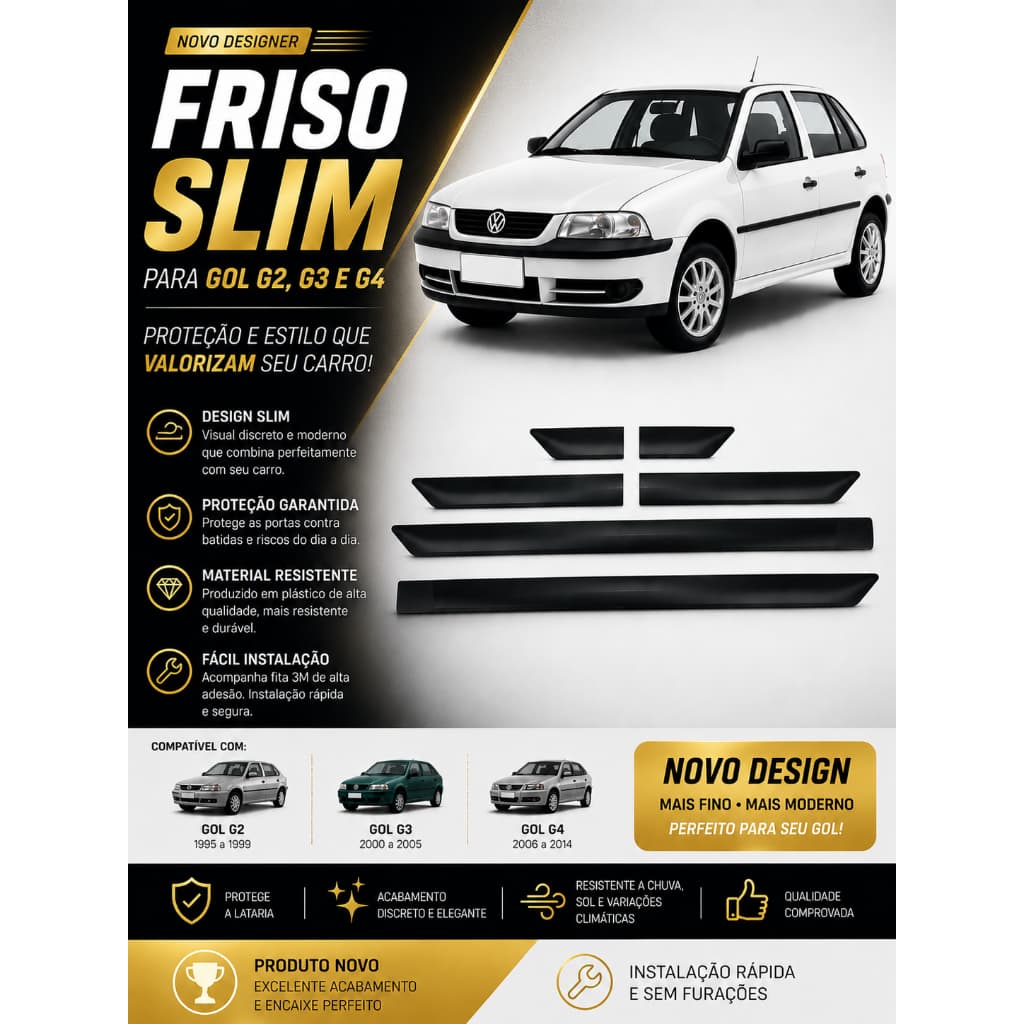 friso slom gol g2 g3 e g4 4 portas novo designer