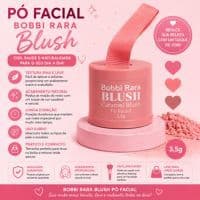 BLUSH PÓ FACIAL BOBBI RARA Espelho interno ✔️ Aplicador para retoques ✔️ Alça para transporte e praticidade