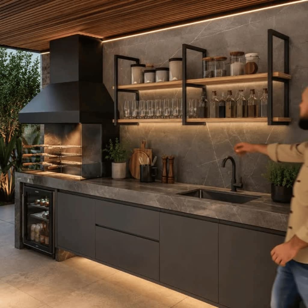 Suporte Prateleira Kit 3 Peças Estilo Industrial Ferro Cozinha Área Gourmet 30x70