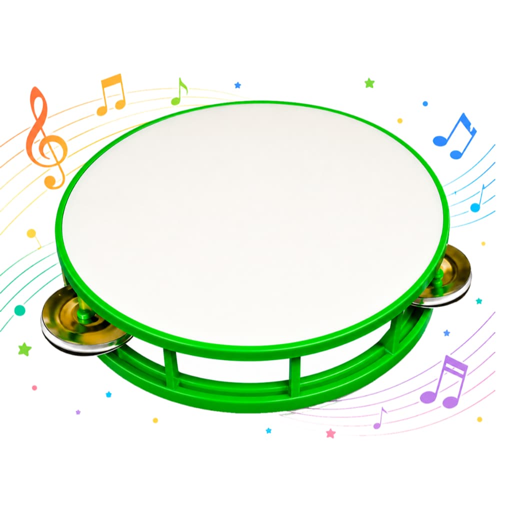 Pandeiro de brinquedo Para Criança Pandeirinho musical musica de qualidade