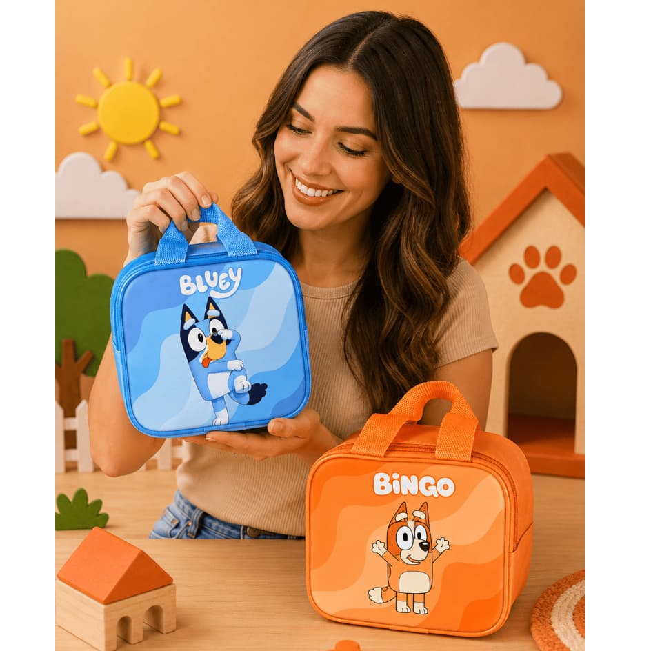 Maleta tema BLUEY e BINGO  para Aniversário  Lembrancinhas kits 10/20/30 unidades