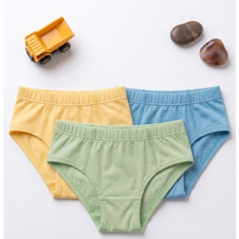 Kit 3 Cuecas Infantis de Menino Cuequinha em Algodão Confortável de Criança Masculino