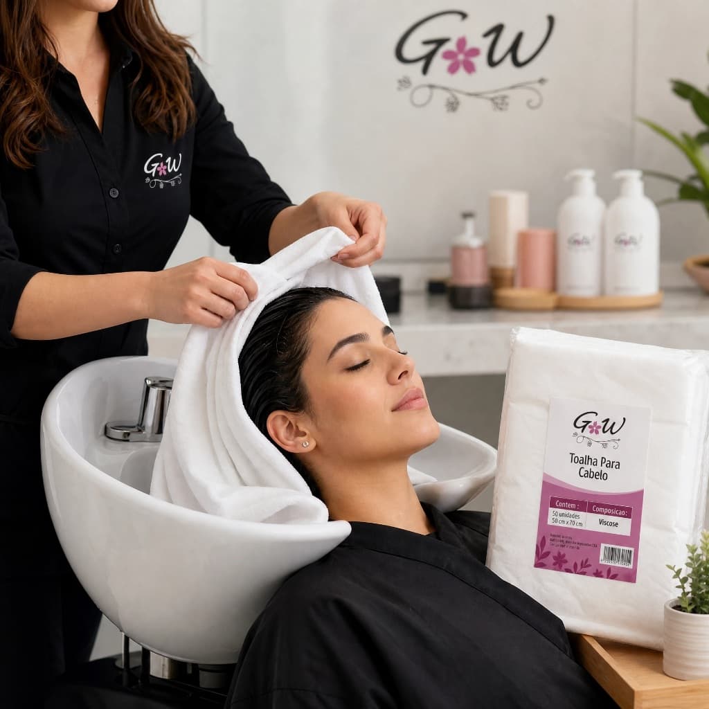 Toalha Descartável Cabelo Salão de cabelereiro salão de beleza barbearia cabelos toalhas decartaveis