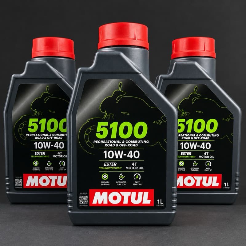 Óleo Motor Motul 5100 10W40 3 Litros Moto e Quadriciclo API SP MA2