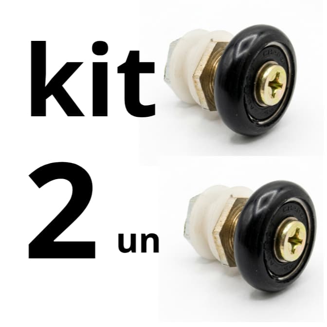 Roldanas Para Box Janela E Portas De Vidro Blindex 2un
