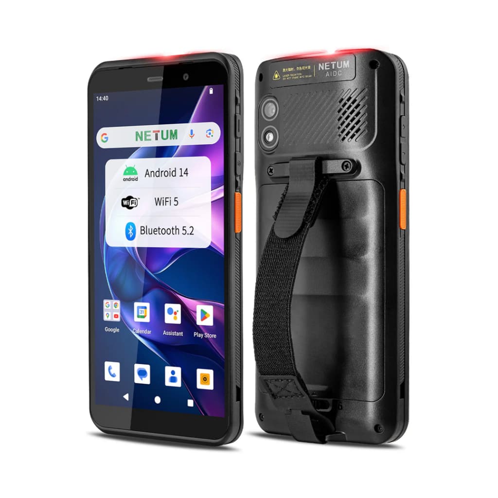 Coletor De Dados PDA Android 14 Q900 Netum Leitor Scanner 2D 4G 64GB Estoque Logística Coleta NFC