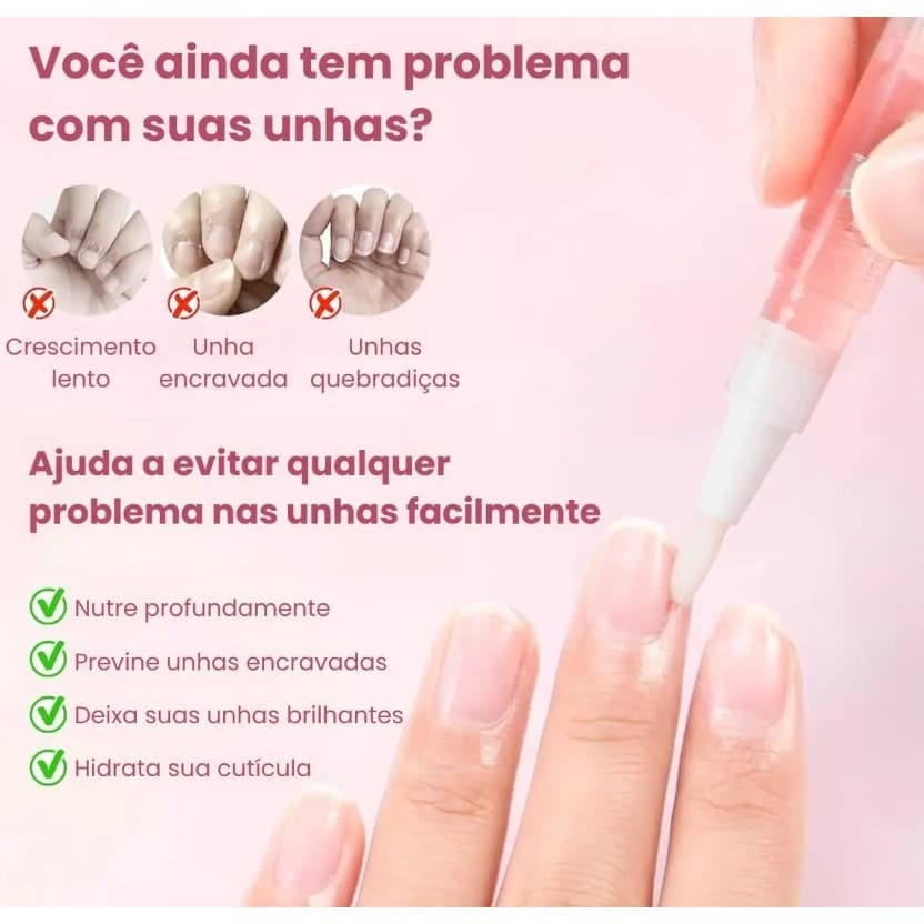 Canetas Óleo Hidratante Cutículas Revitalizador De Unha Sabor Fragrância Flores e Frutas Unhas