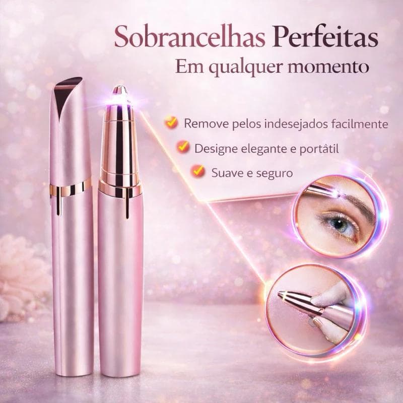 Caneta Depiladora Elétrica USB Indolor 5 em 1 Feminina Bivolt