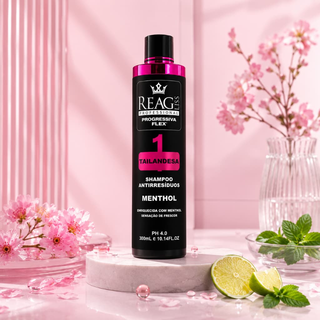 Shampoo Antiressíduos Tailandesa 300ml -  ReagLiss