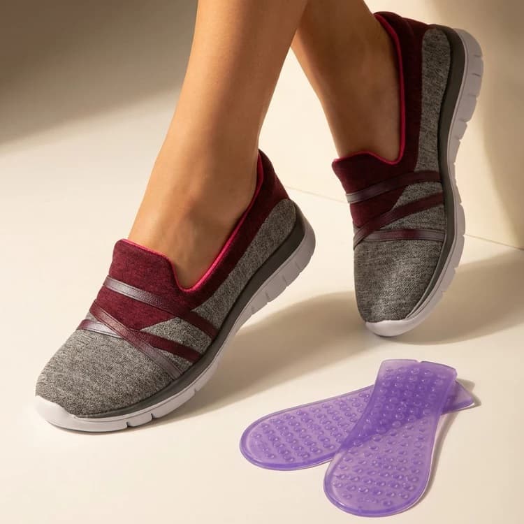 Sapatilha Feminina Ortopédica Slip On Calce Fácil
