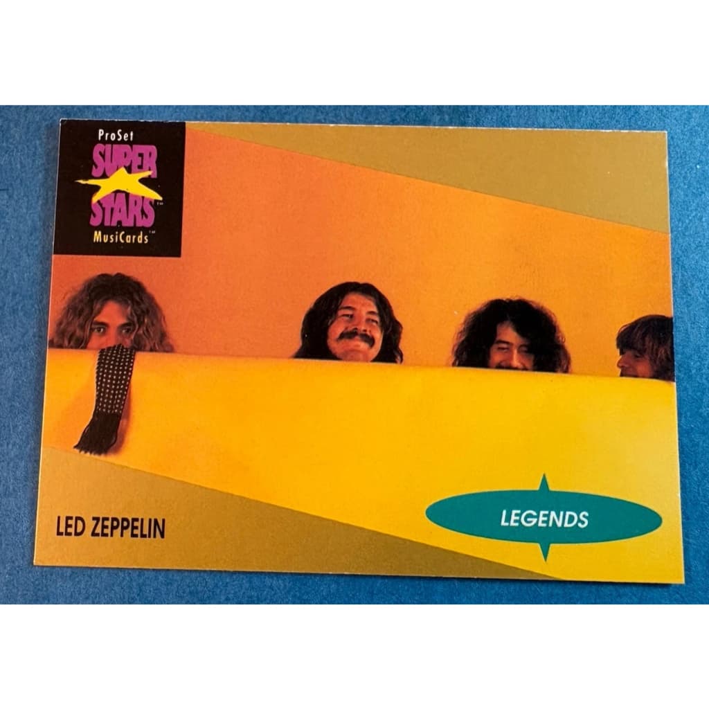 music cards Legend Led Zeppelin super stars original novo USA top