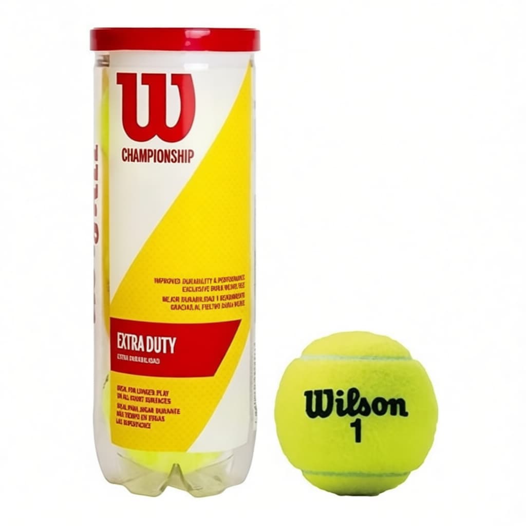 Bola de Tênis Wilson Championship Extra Duty - Durabilidade e Desempenho Consistente