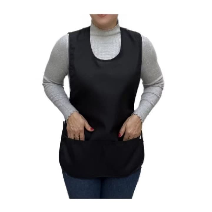 AVENTAL BATA UNIFORME TRABALHO FAXINA COZINHA ESCOLA MANICURE 100% POLIESTER