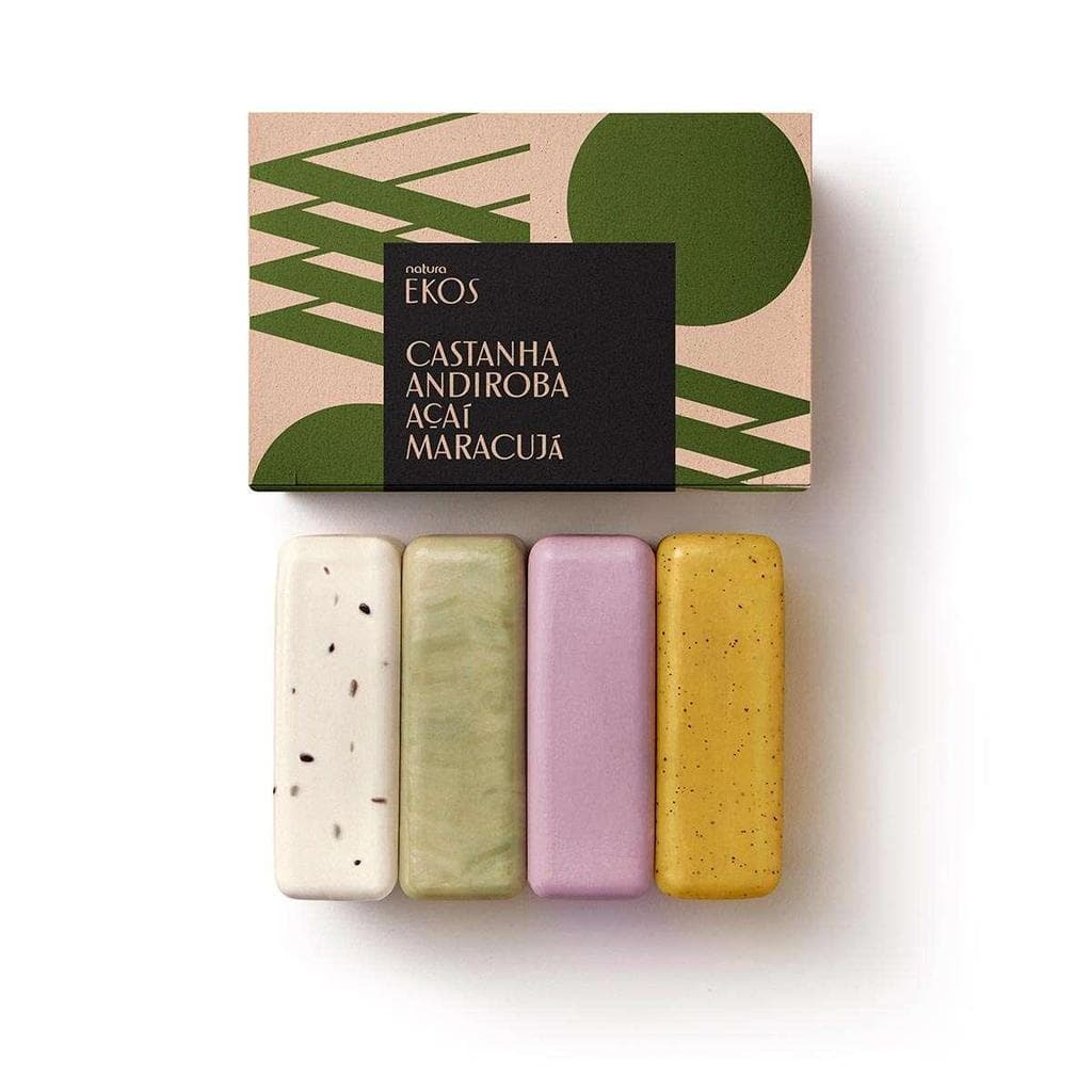 Sabonete em Barra Vegetal Cremoso e Esfoliante Ekos 4un 100g