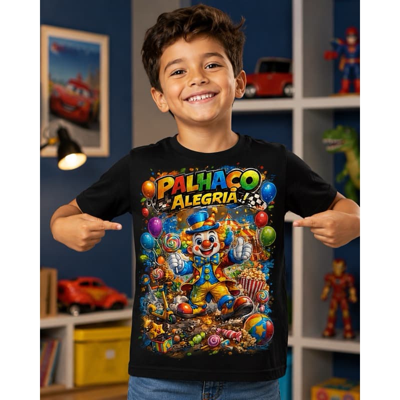 camisa algodão 30.1 infantil