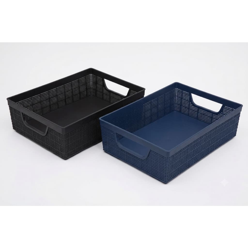 Cesto Cestinha Organizador Jaguar 2L - organização de quarto, guarda-roupa, geadeira, escritório