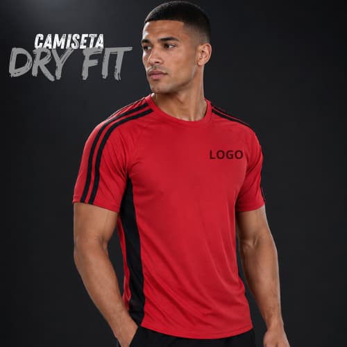 Camiseta Blusa Esportiva Masculina Homem Dry Fit de Treino Corrida Academia