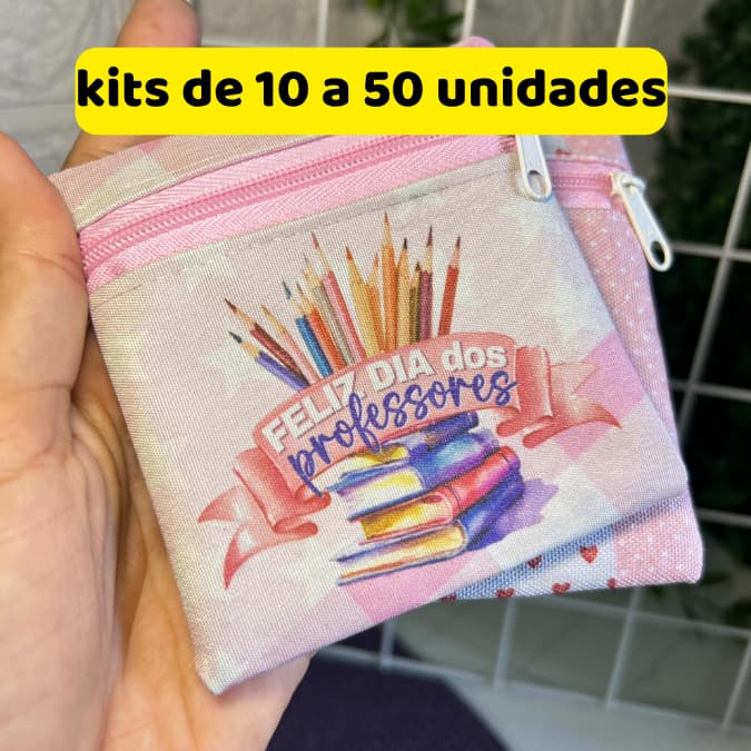 10 A 50 UNID kits Porta moedas personalizados