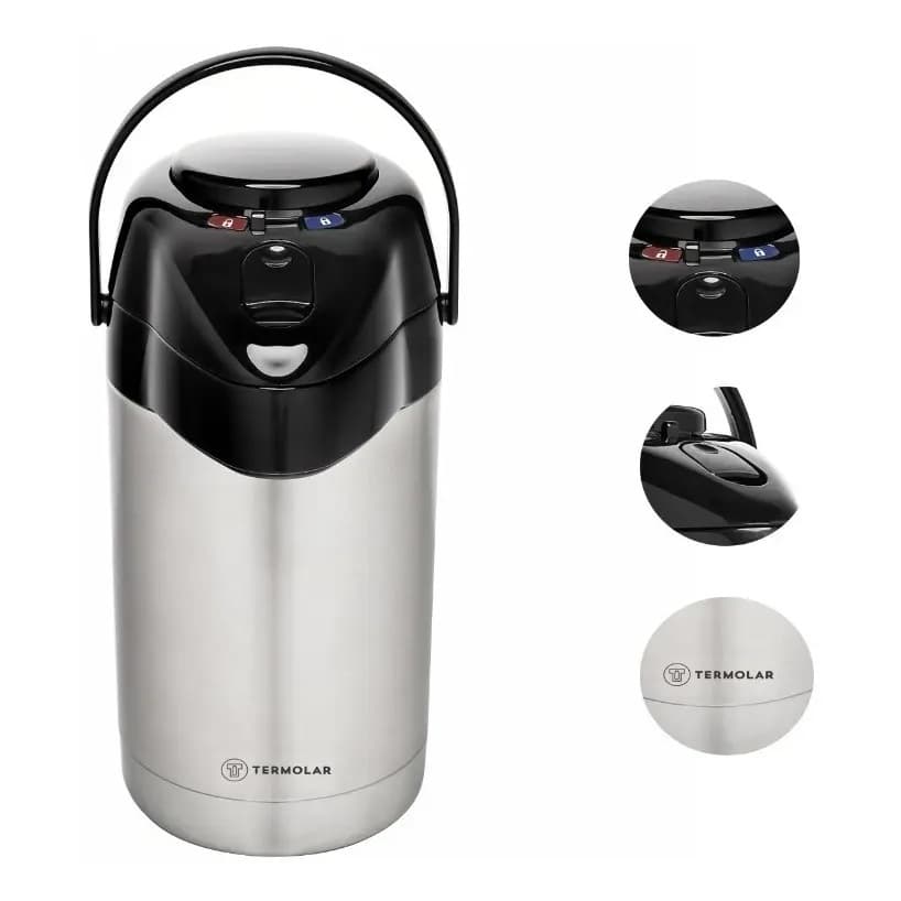 Garrafa Térmica 100% Inox R-evolution 2.5 Litros - Termolar