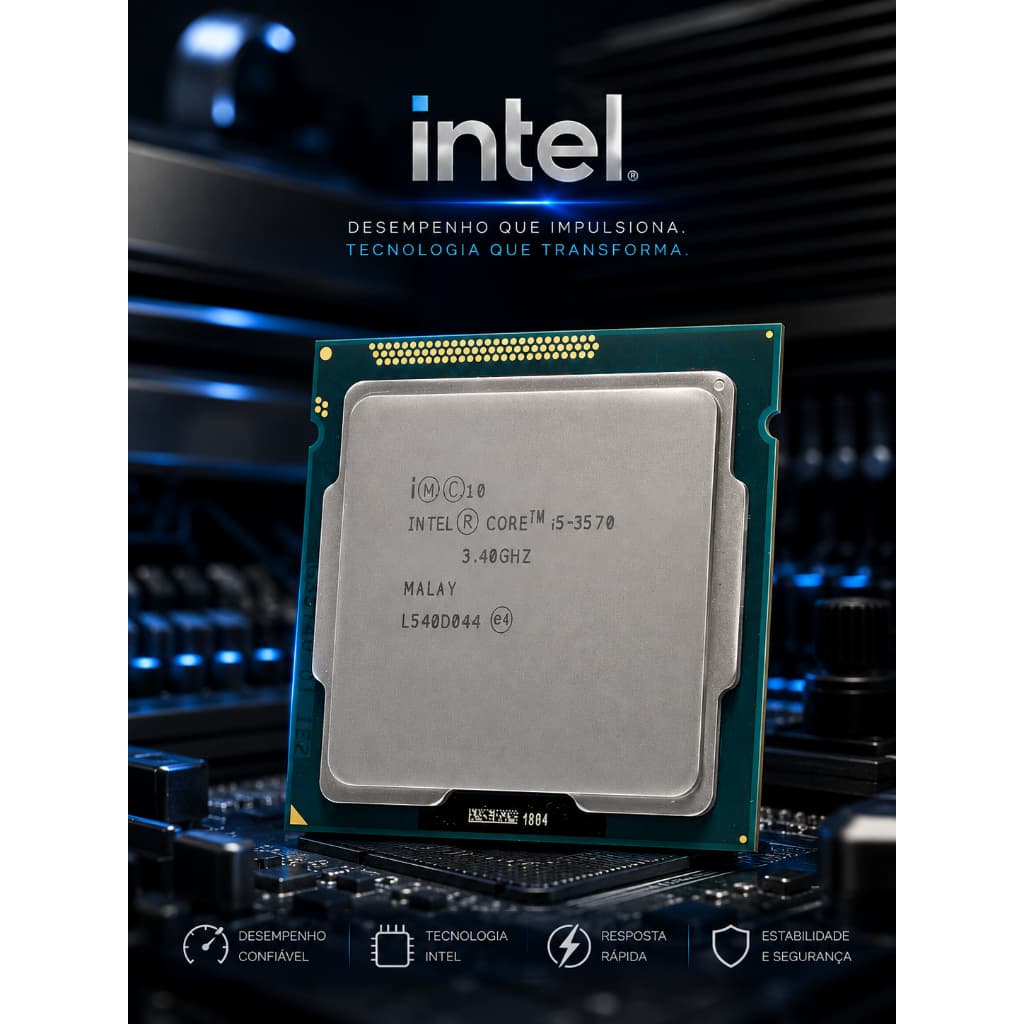 PROCESSADOR INTEL CORE I5 3570 3.40GHZ 6MB - LGA 1155 3ª Geração OEM