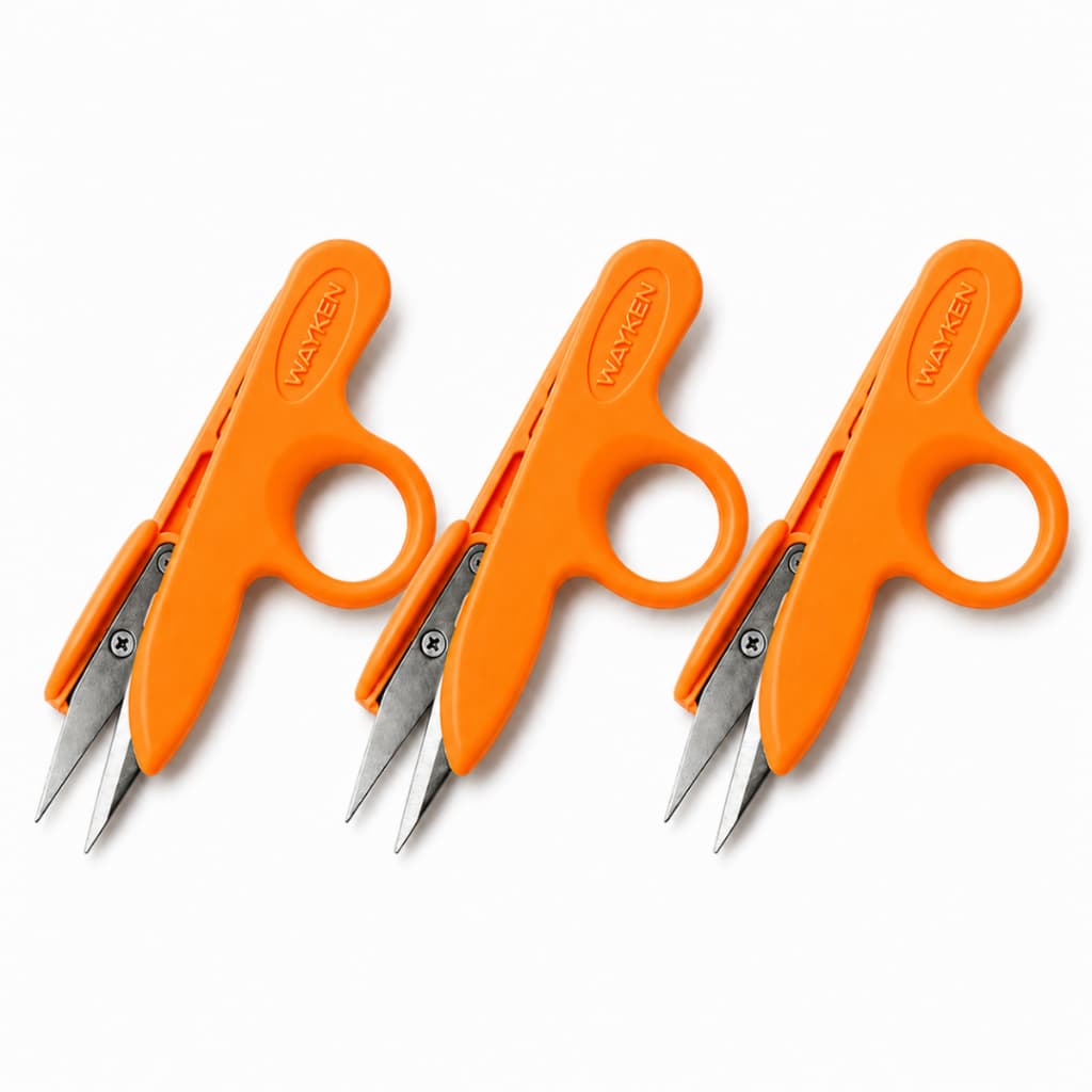 Kit 3 Tesouras Wayken Corte Preciso de Linha Costura Bordado Artesanato e Acabamento Profissional