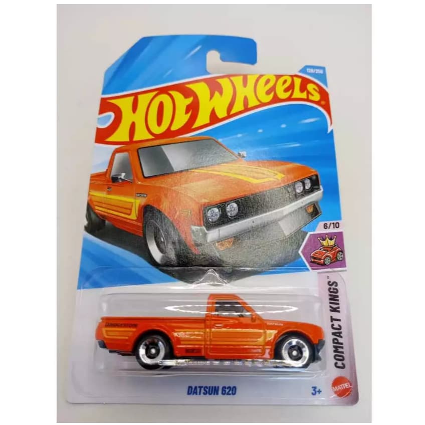 Carrinho Miniatura Hot Wheels Datsun 620 Laranjado Jpj80