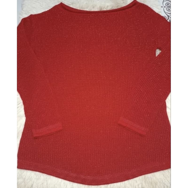 Blusa com fios de brilho feminina tamanho M