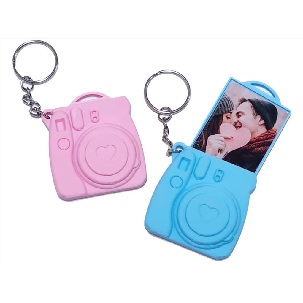 Chaveiro Câmera Com Foto Personalizada Presente