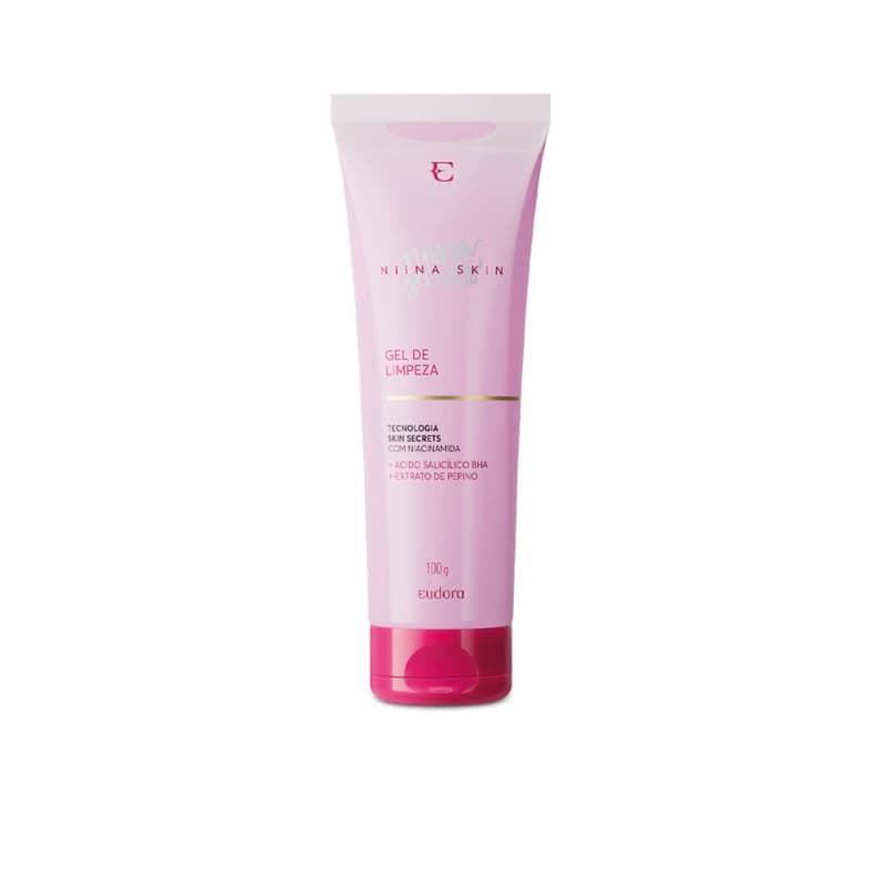 Eudora Gel de Limpeza Facial Niina Secrets 100ml - Limpeza Profunda e Vegano