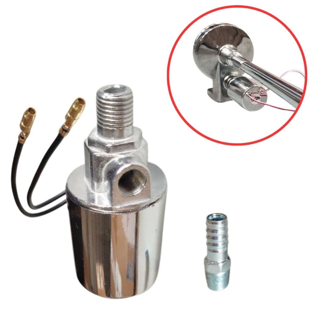 Válvula Elétrica Universal para Buzina Marítima Barco Lancha 12V/24V
