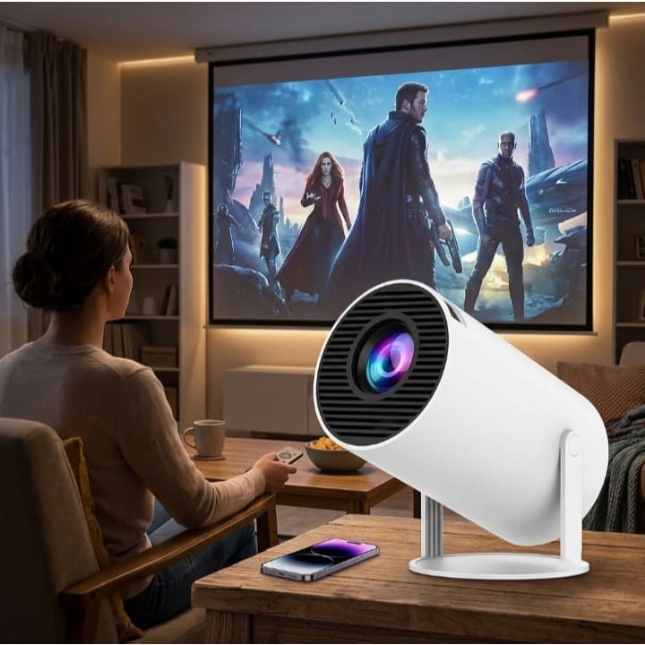 Projetor 4K HD 150 Polegadas Celular, Tv B0x, Xbox, PS, Pc, Wifi HY300 Pro Magcubic Envio Imediato