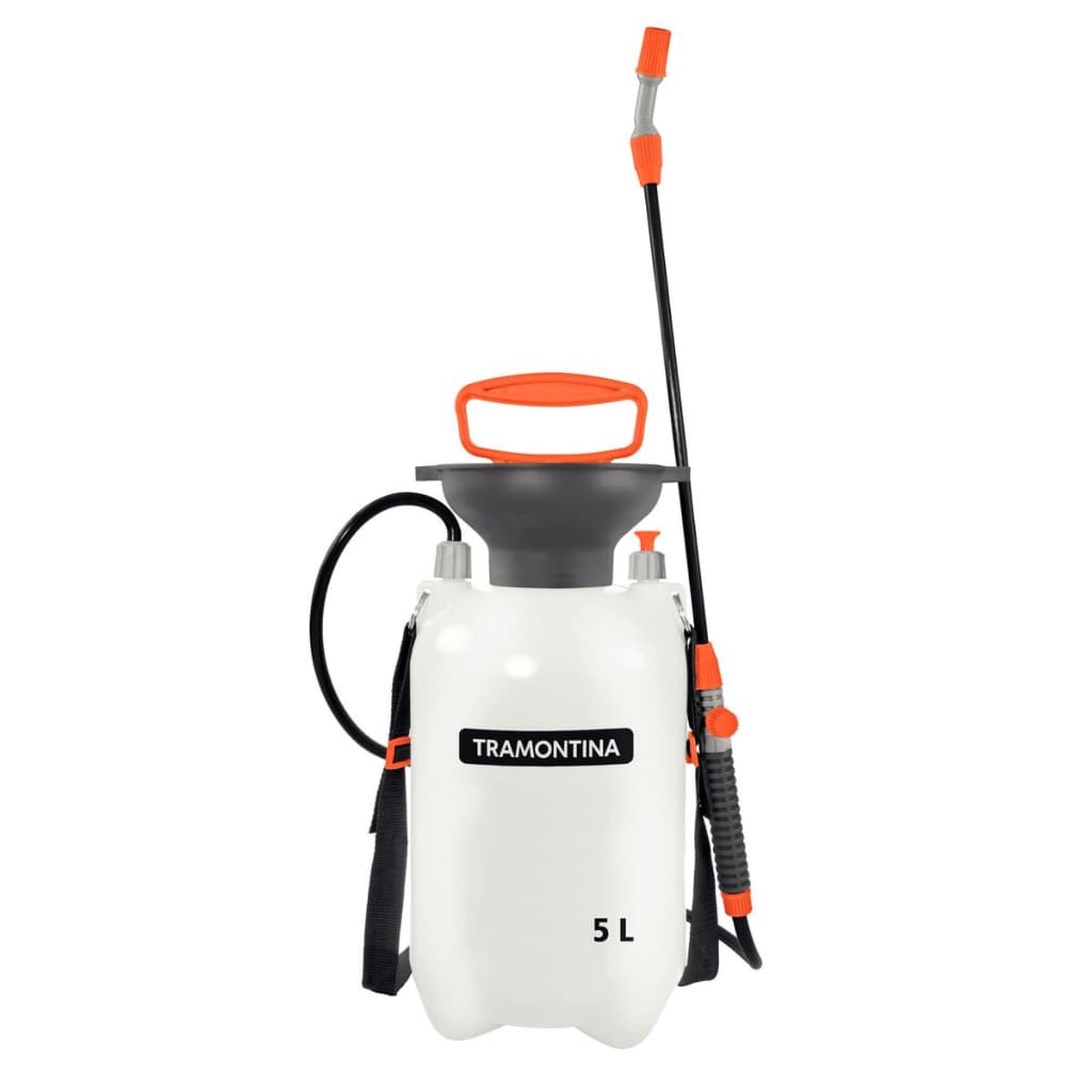 Pulverizador Agrícola Lateral Manual Tramontina 5L Borrifador C/Compressão Prévia Profissional