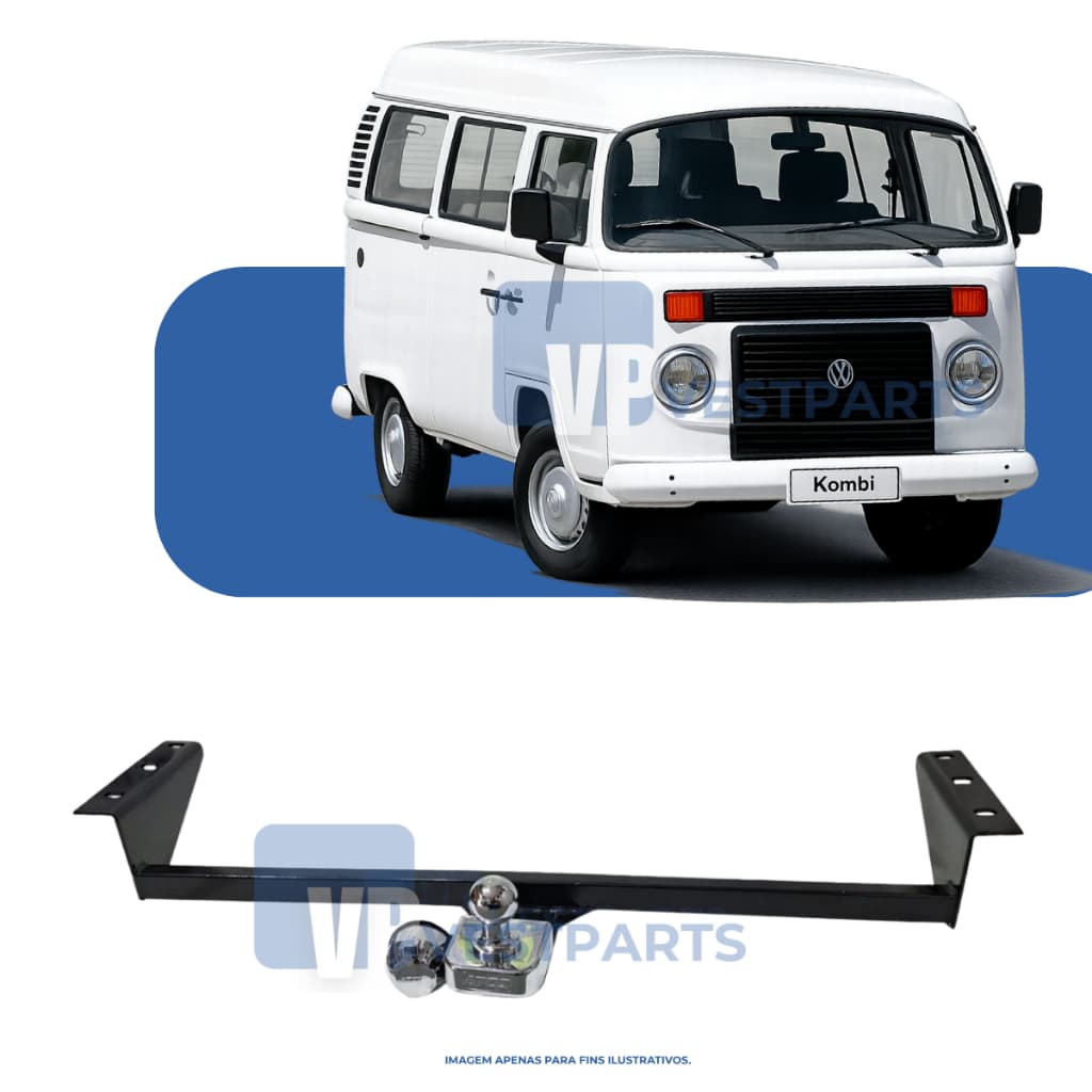 Engate Reboque Original Volkswagen Kombi 1997 Até 2013 Homologado Premium 450kg
