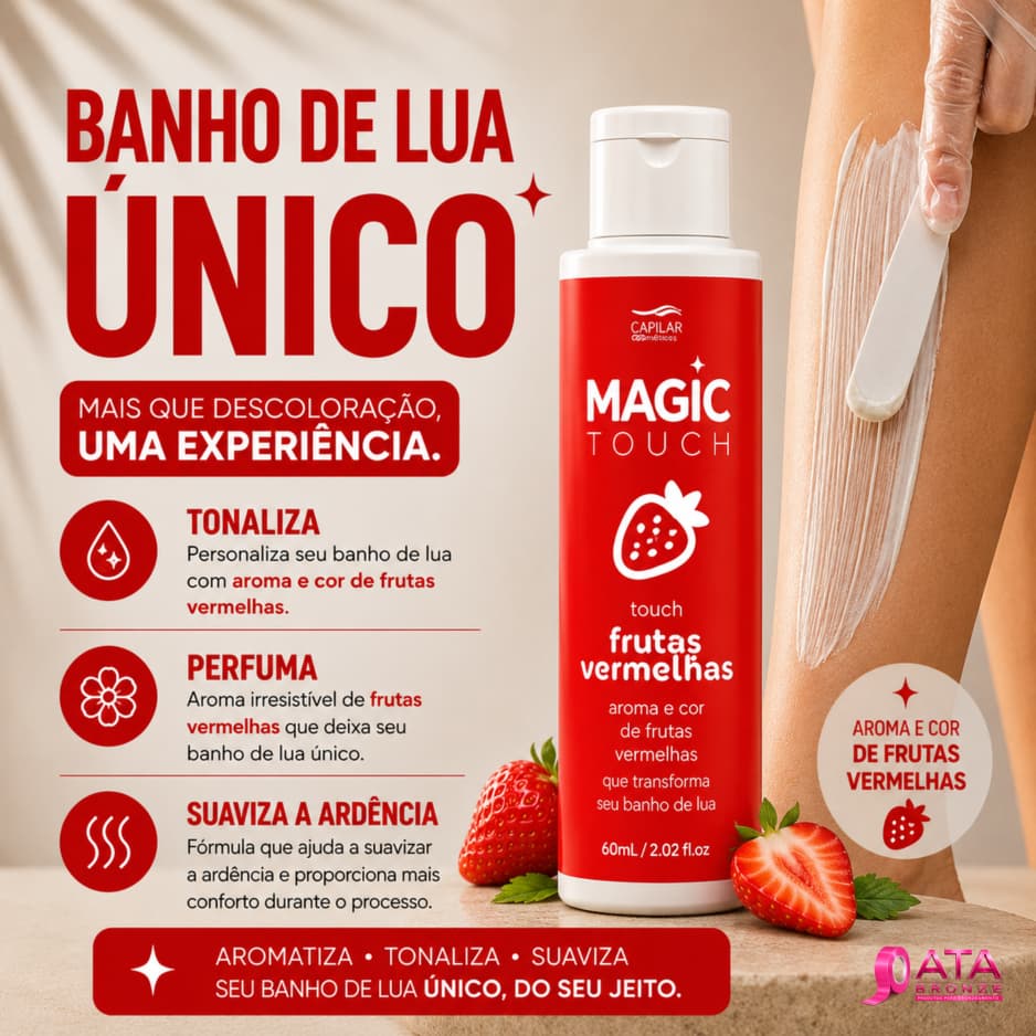 MAGIC TOUCH FRUTAS VERMELHAS 60ml - CAPILAR ESSÊNCIA