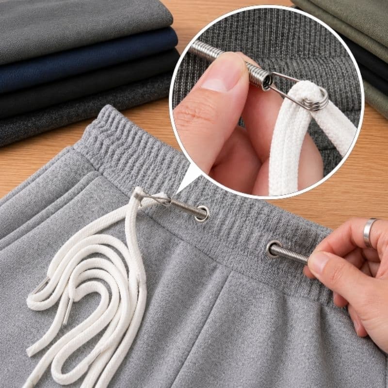 Passador de Cordão Elástico Flexível Virador de Roletê Puxa Passa Cordão Costura Artesanato