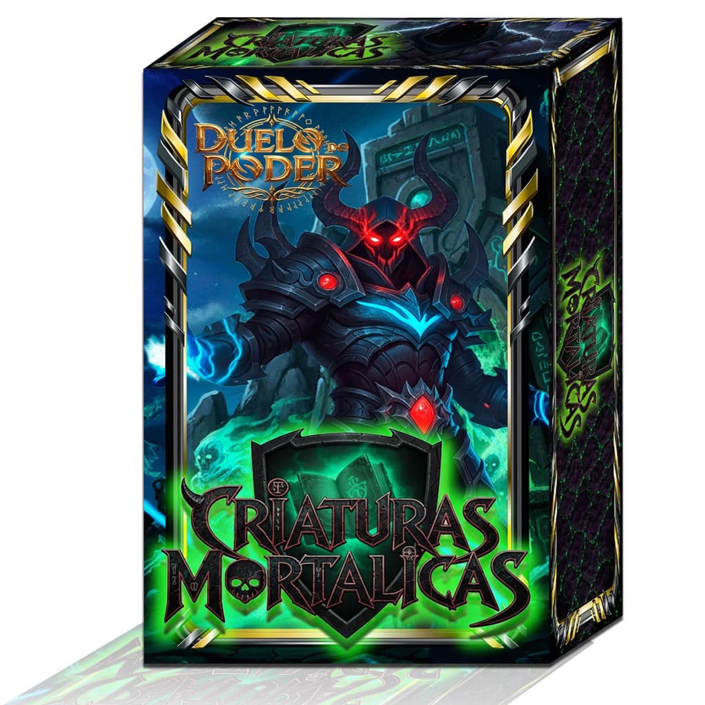Duelo de Poder tcg Jogo de Cartas Estratégico com Deck Criaturas Mortálicas pra Toda a Família