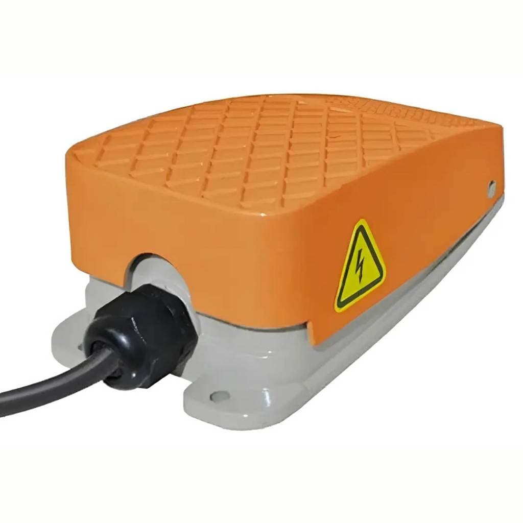 Pedal Interruptor Elétrico JNG MDFS-3 1NA+1NF Pedaleira Industrial Metálica IP65