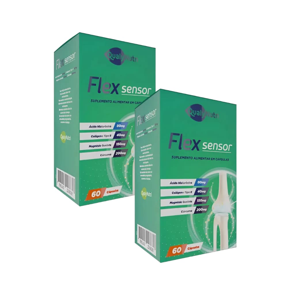 KIT 2 Flex Sensor Qualynutri 60 Cápsulas