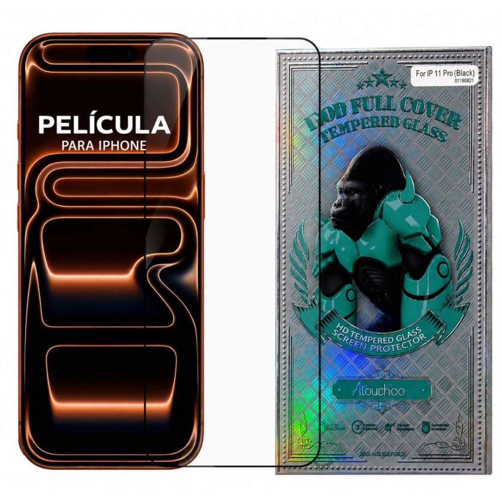 kit 2 Película De Vidro Temperado 3D Para Iphone  Xs Xr 11 Pro Max 12 13  Pro max