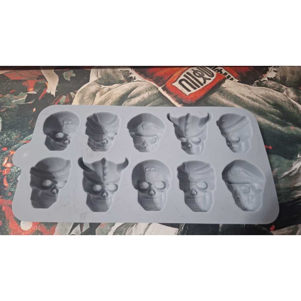 Forma Silicone - Crânio_Caveira